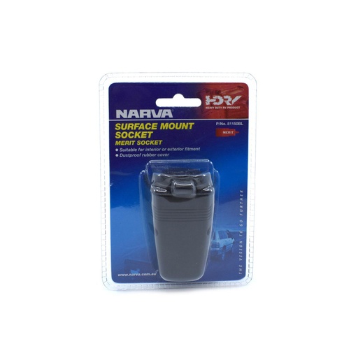Narva Merit Surface Mount Black
