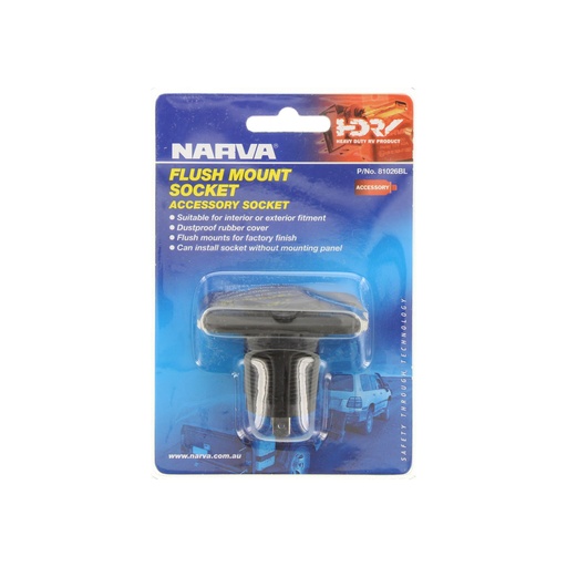 [81026BL] Narva Cig Flush Mount Black