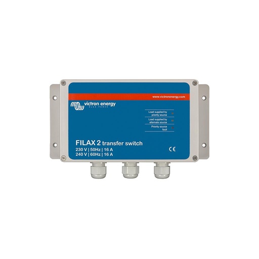 [SDFI0000000] Victron Filax-2 Transfer Switch 230V/50Hz-240V/60Hz