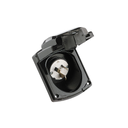Clipsal 240V 15A Flush Inlet Socket Black