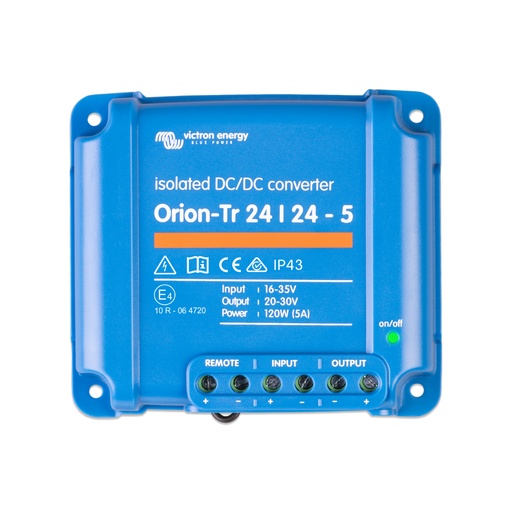 [ORI242410110R] Victron Orion-Tr 24/24-5A (120W) Isolated DC-DC Converter