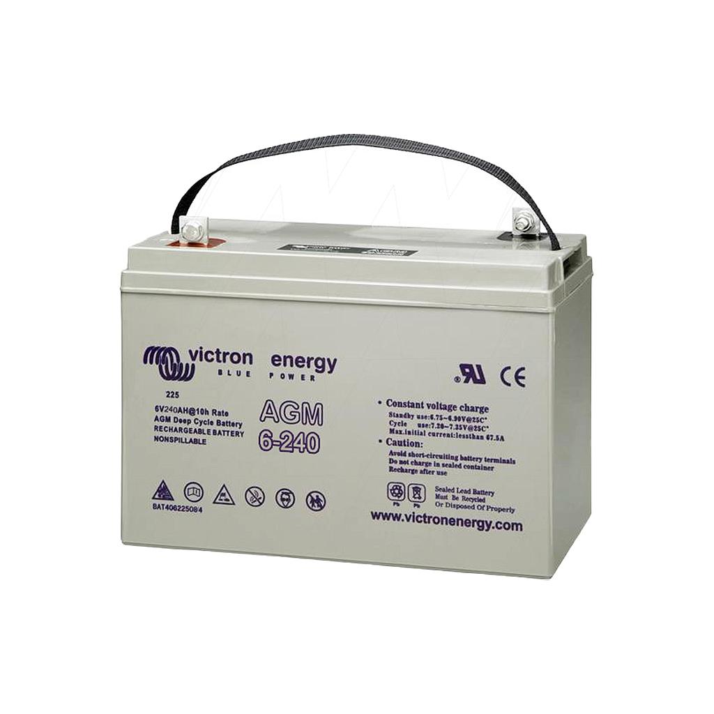 [BAT406225084] Victron 6V 240Ah Deep Cycle AGM Battery