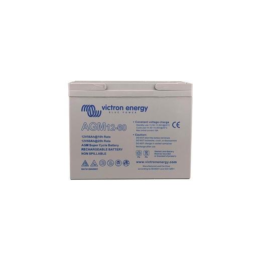 [BAT412550084] Victron 12V 60Ah Deep Cycle AGM Battery