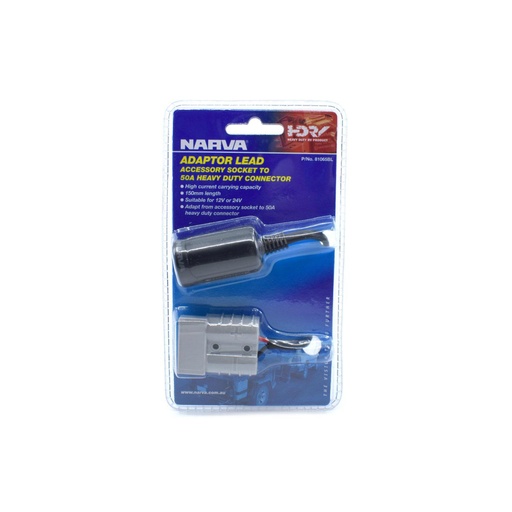 [81065BL] Narva In-Line Cig Socket To Anderson Style