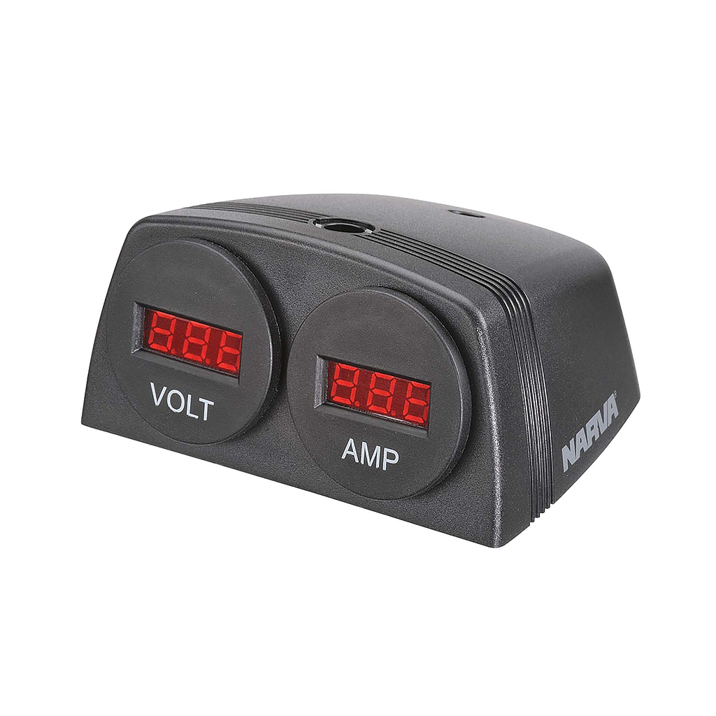 Narva Volt/Amp Meter Surface Mount
