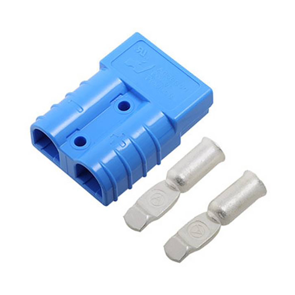 [1ANDERSONBLU] Anderson Power Products 50A Genuine Blue Anderson Plug