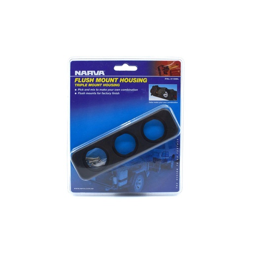 Narva Triple Flush Mount Housing