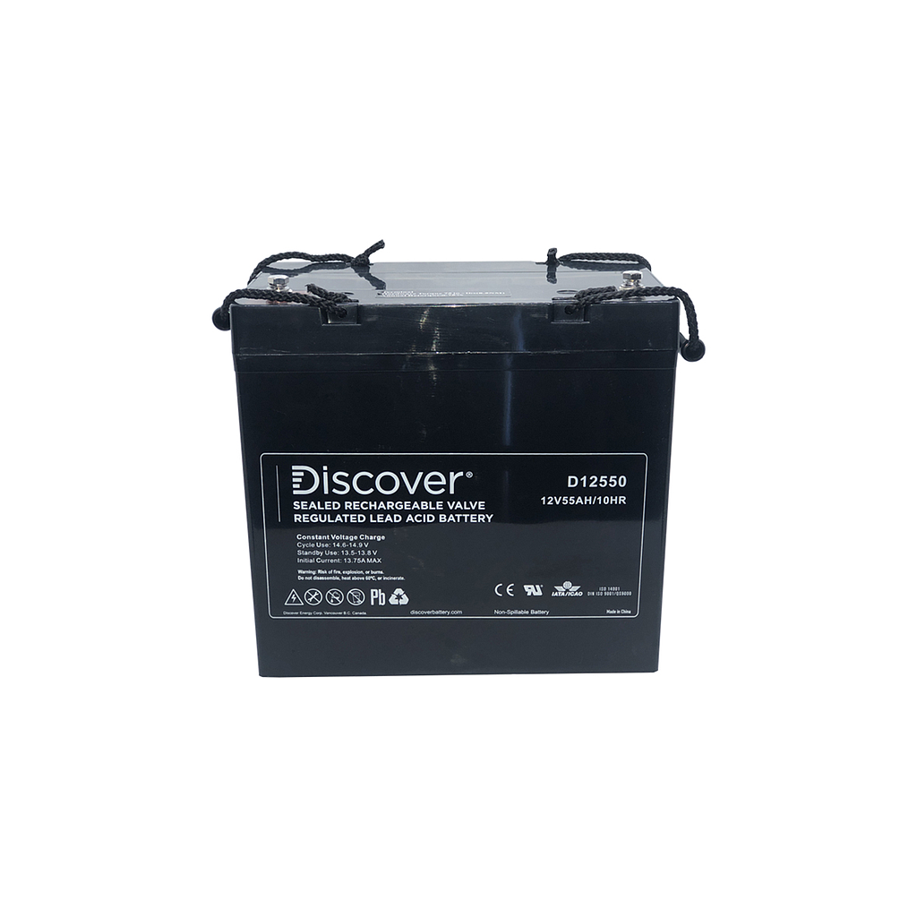 [D12550] Discover 12V 58Ah AGM Battery