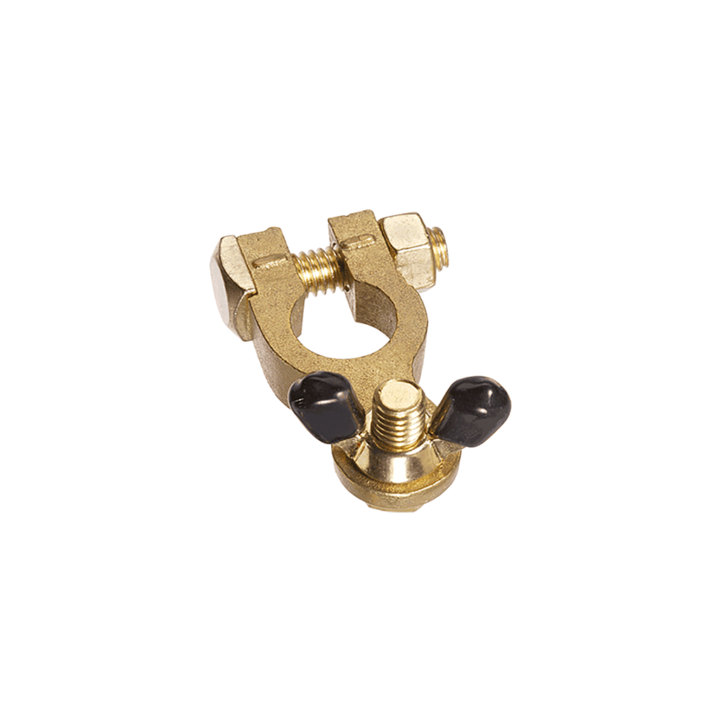Projecta 8mm Wingnut Brass Negative Terminal (Blister 1)