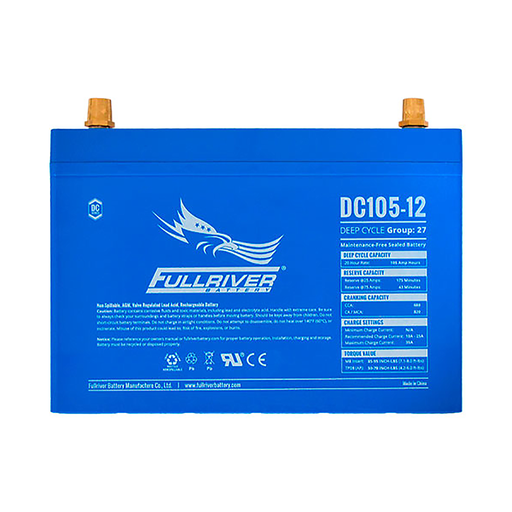 [DC105-12B] Fullriver DC 12V 105Ah AGM Battery