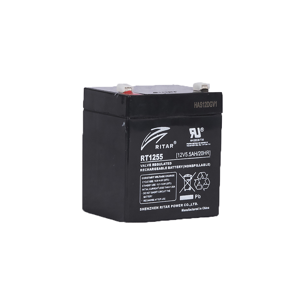 [RT1255F2] Ritar 12V 5.5Ah F2 Agm Battery