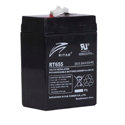[RT655] Ritar 6V 5.5Ah AGM Battery