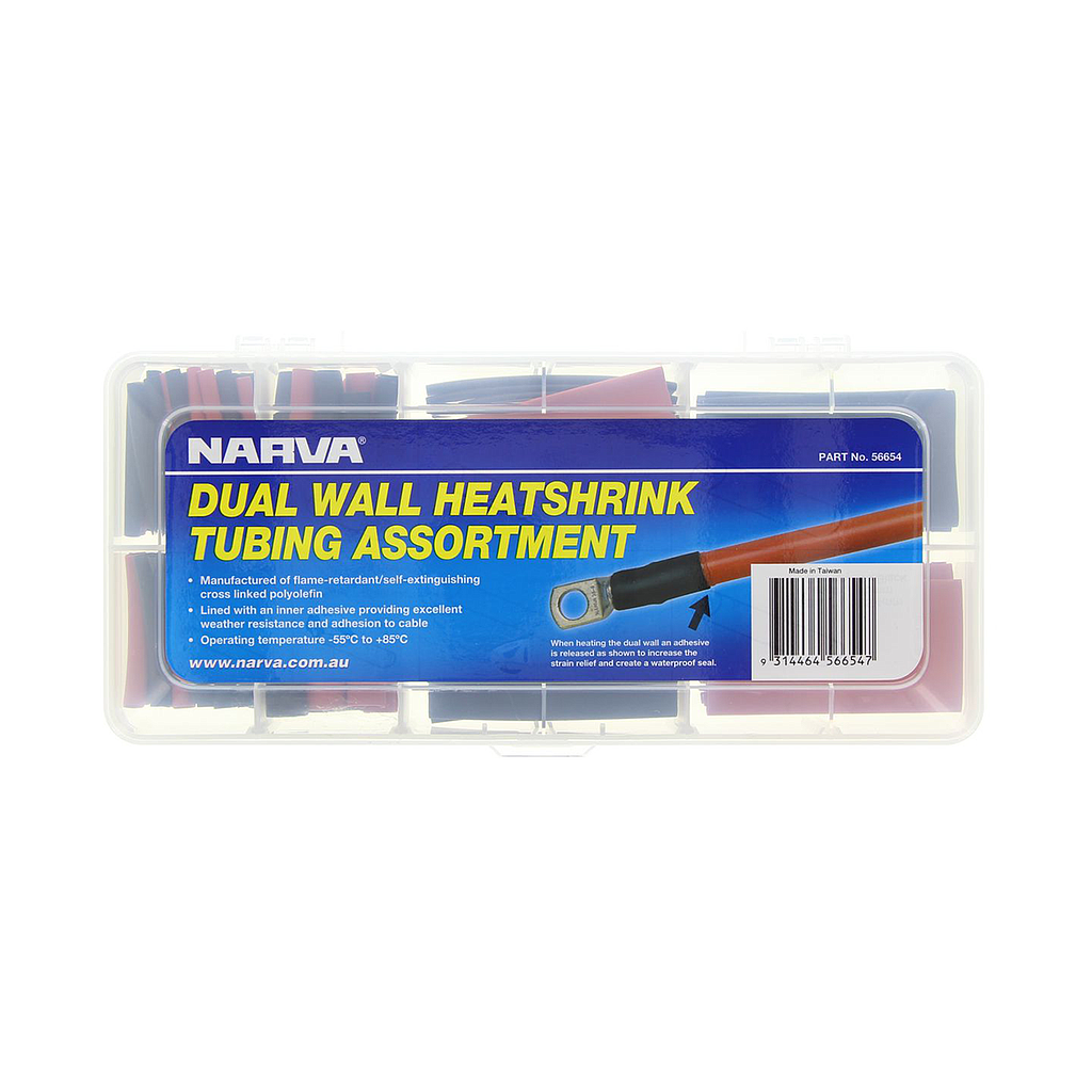 Narva Dual Wall Heatshrink Assortment Kit 105 Piece