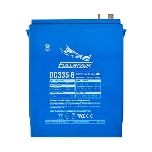 [DC335-6] Fullriver DC 6V 335Ah AGM Battery