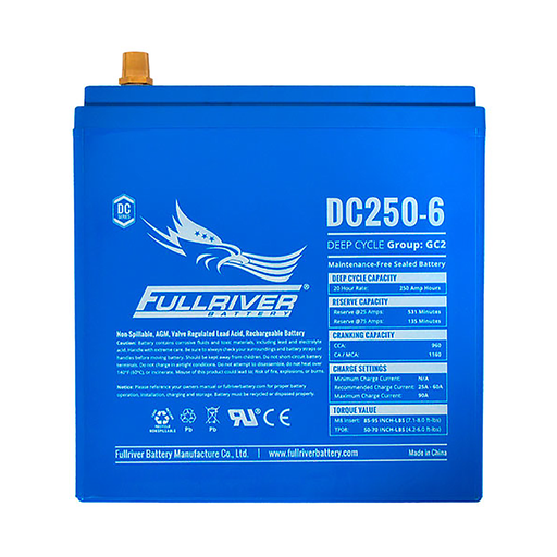 [DC250-6] Fullriver Dc 6V 250Ah Agm Battery