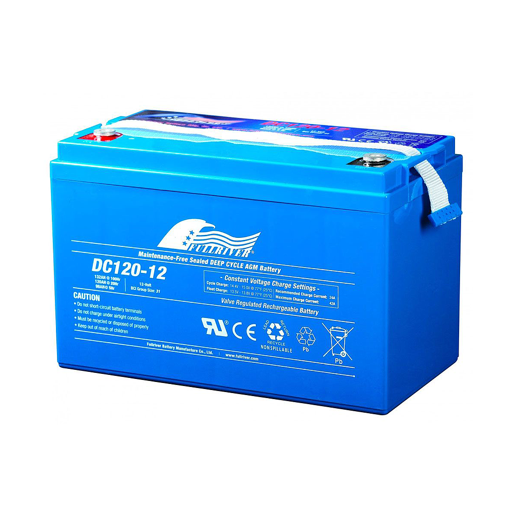 [DC120-12B] Fullriver Dc 12V 120Ah Agm Battery