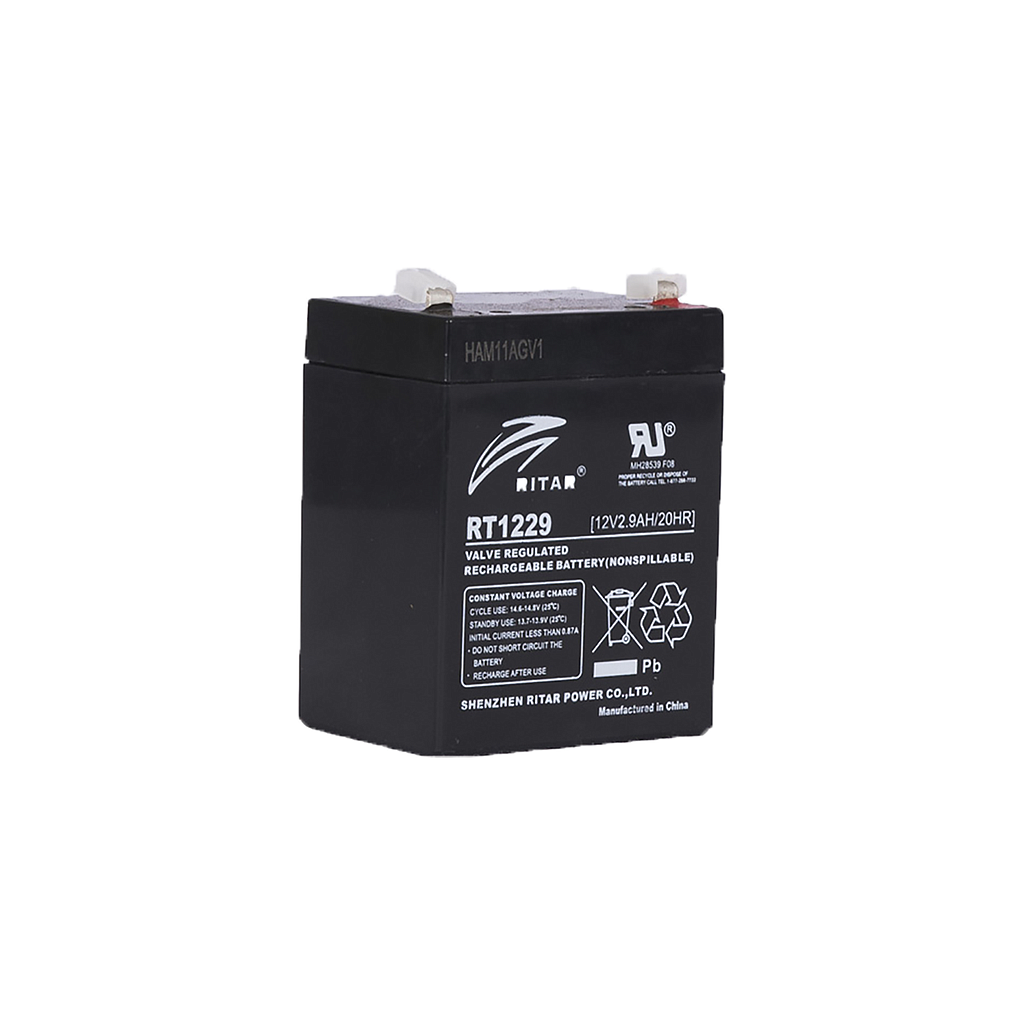 [RT1229] Ritar 12V 2.9Ah Agm Battery