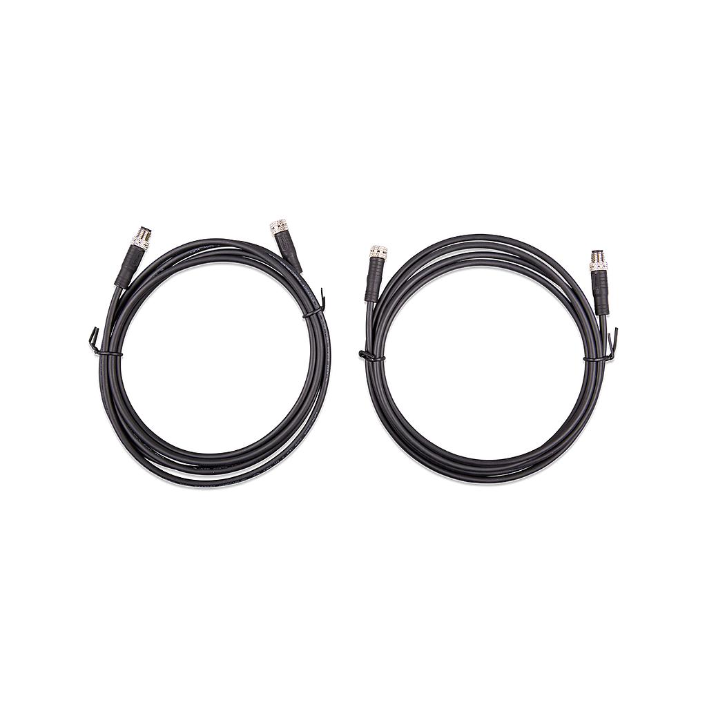 Victron M8 Circular Connector M/F 3 Pole Cable 5m (Pair)