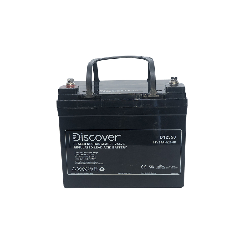 [D12350] Discover Agm 12V 35Ah Battery