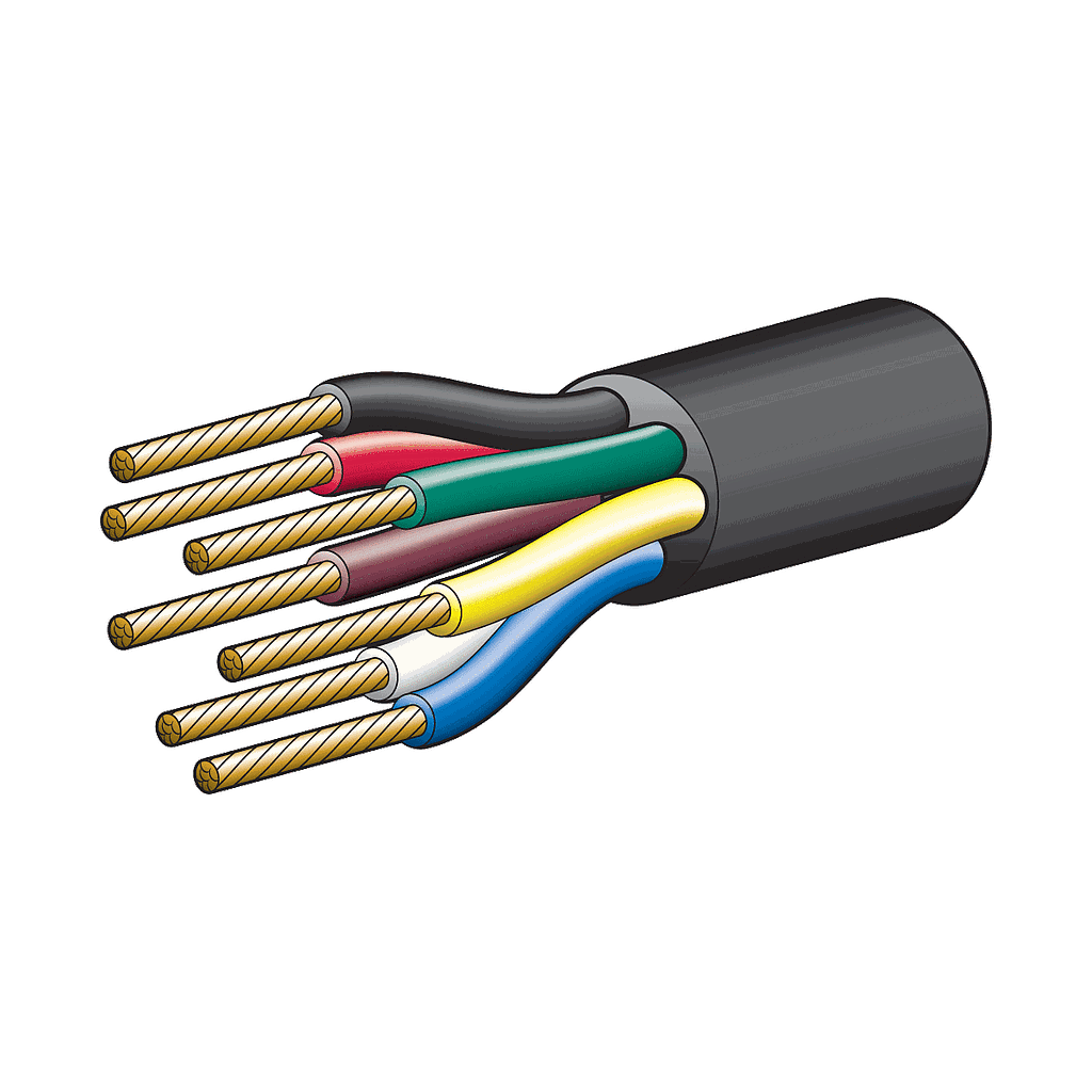 Tycabmm 0.64mm² 7 Core Trailer Cable (2.5mm Auto)