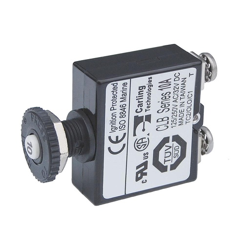 [BS-2132B] Circuit Breaker 10A Push Button St