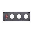 Bluesea BelowDeck Panel 3 Socket Blank