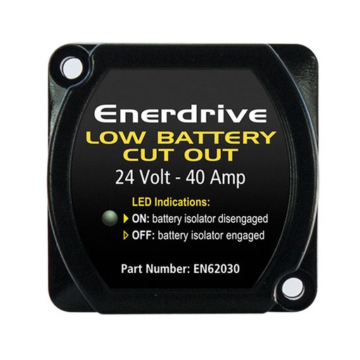 [EN62030] Enerdrive 24V 40A Low Battery Cut Out