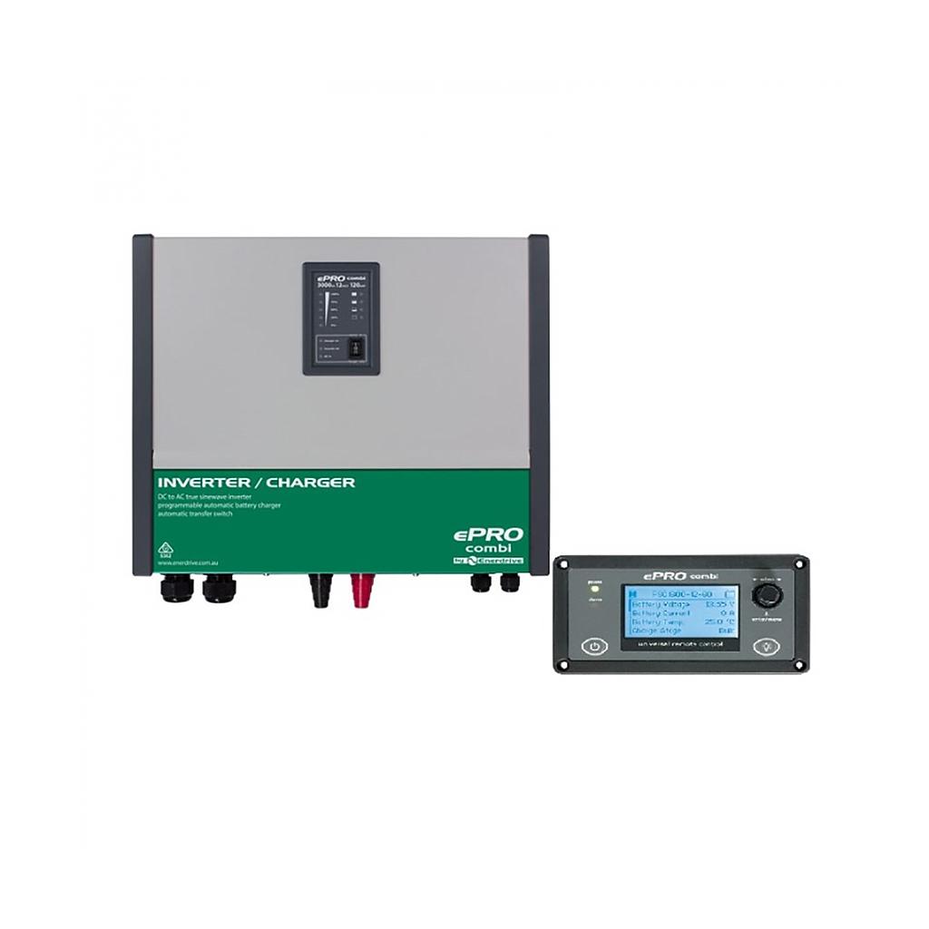 Enerdrive ePRO Combi 12/3000-120 with Remote