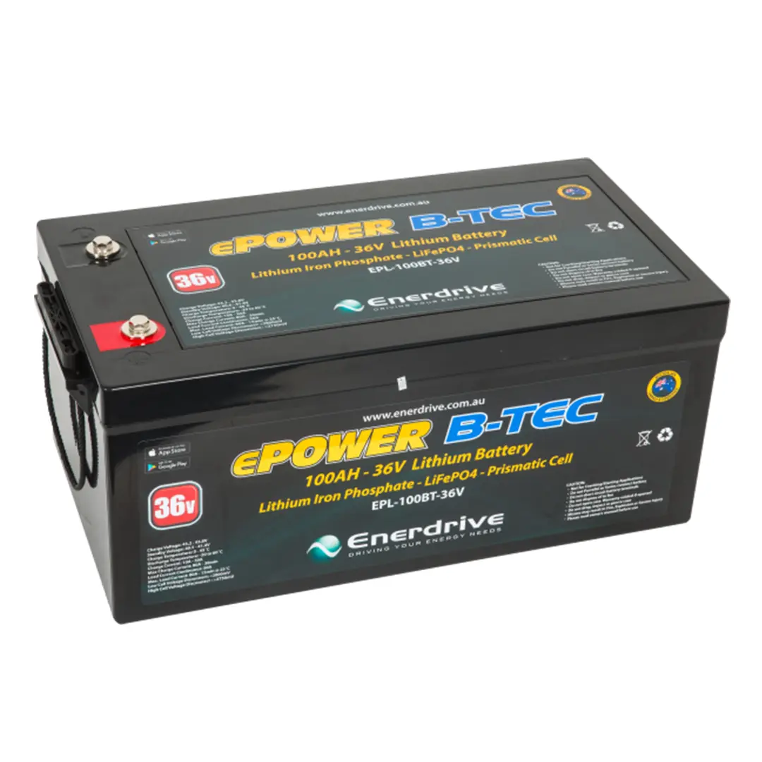 Enerdrive B-TEC 36V 100Ah LiFePO4 Battery