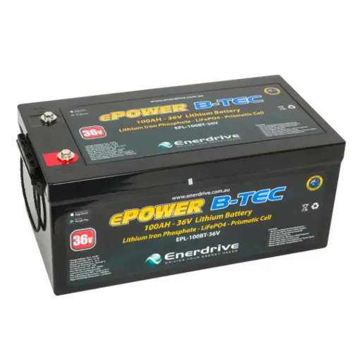 [EPL-100BT-36V] Enerdrive B-TEC 36V 100Ah LiFePO4 Battery