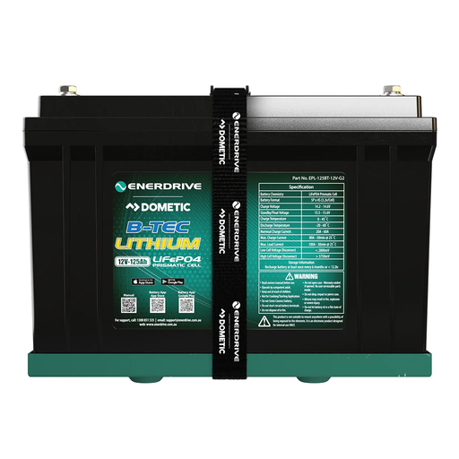 [EPL-125BT-12V] Enerdrive B-TEC 12V 125Ah LiFePO4 Battery