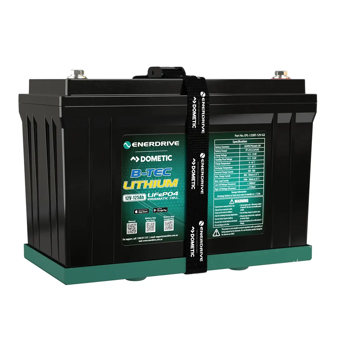 Enerdrive B-TEC 12V 125Ah LiFePO4 Battery