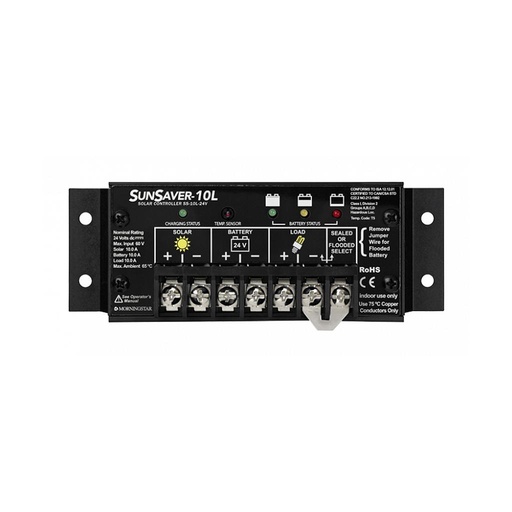 [SR-SS-10L-24V] Morningstar SunSaver PWM 10Amp/24V/LVD
