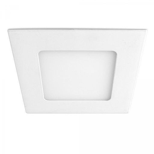 [0016711C] 12V Cool White Silver Shell Led Recessed Mount Square Ceiling Light 72Mm