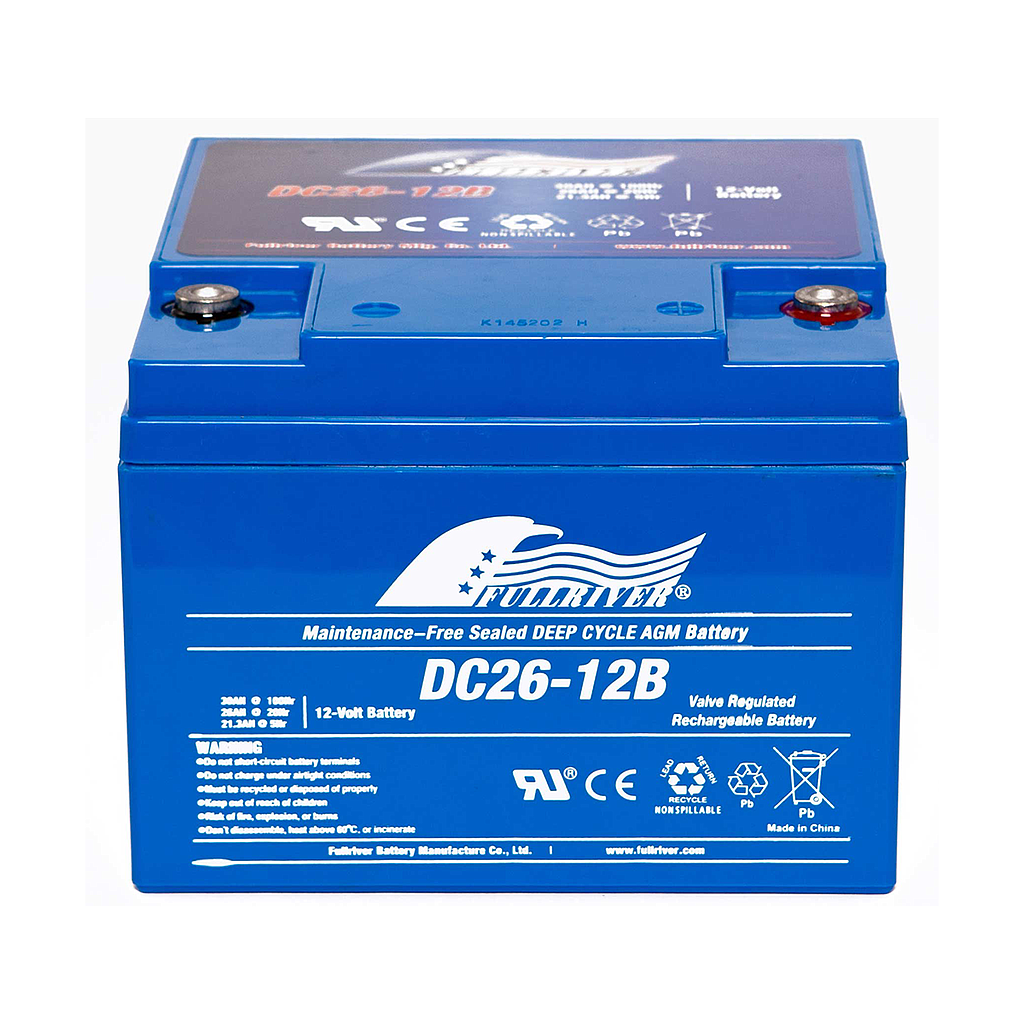 Fullriver DC 12V 26Ah AGM Battery (B)