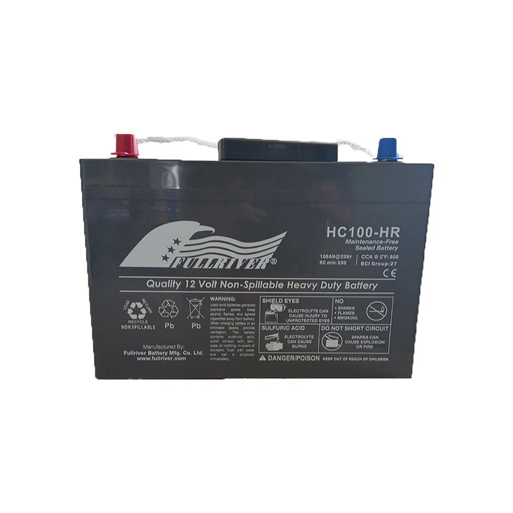 [HC100-HR] Fullriver HC 12V 100Ah AGM Battery
