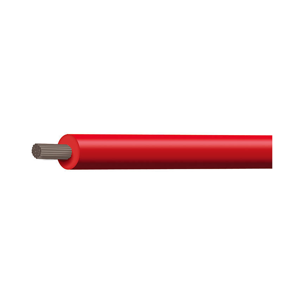 [C25R] 2.5Mm Sq Tinned Red Single Cable