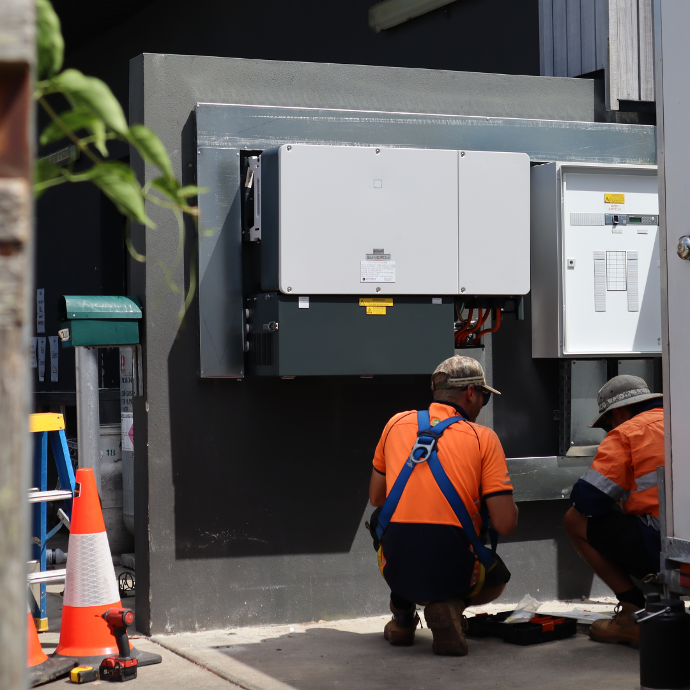 Springers Solar commercial solar inverter installation Queensland