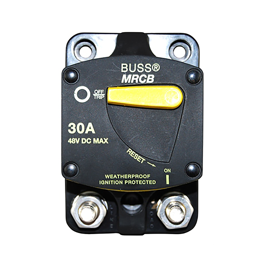 [CB187F30] Bussmann 30A Manual Reset Circuit Breaker