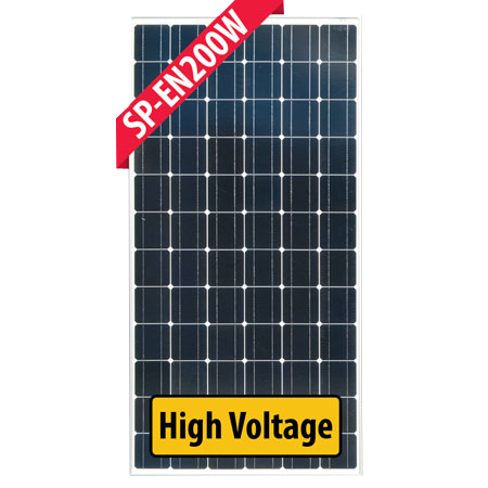 [SP-EN200W-B-24V] Enerdrive 24V 200W Solar Panel Black