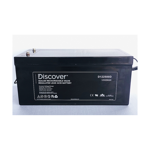 [D122500D] Discover 12V 260Ah Deep Cycle AGM Battery